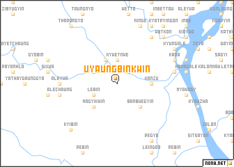 map of Uyaungbinkwin