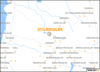 map of Uyilankulam