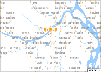 map of Uyinzu