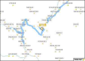 map of Uyin