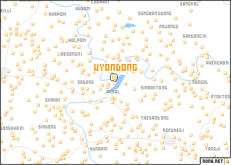 map of Uyŏn-dong