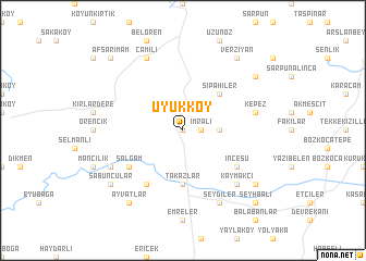 map of Üyükköy