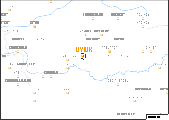 map of Üyük