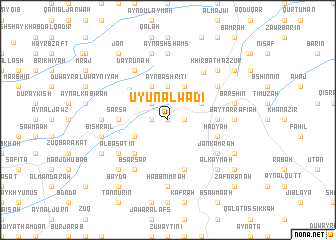 map of ‘Uyūn al Wādī