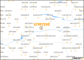 map of Uzarzewo