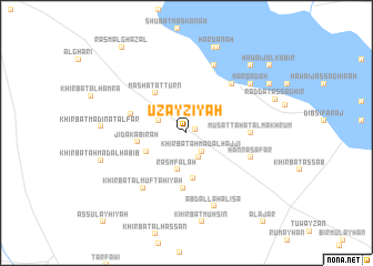 map of ‘Uzayzīyah