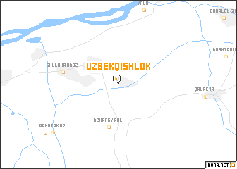 map of Ŭzbekqishlok