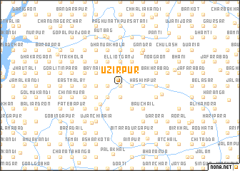 map of Uzirpur