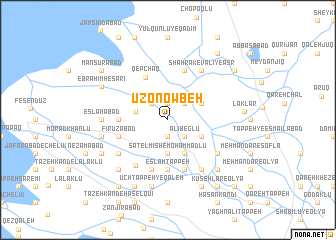 map of Ūzon Owbeh