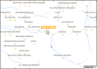 map of Uzquiza