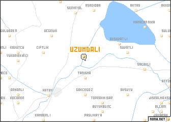 map of Üzümdalı