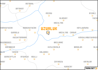 map of Üzümlük