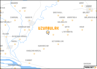 map of Uzunbulak