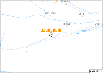 map of Uzunbulak