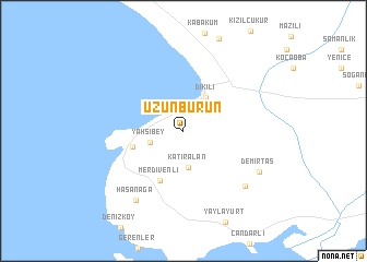 map of Uzunburun