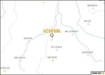 map of Uzungöl