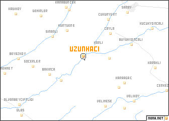 map of Uzunhacı