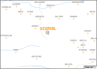 map of Uzunkol