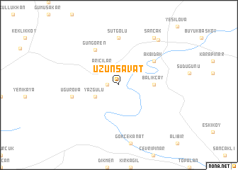 map of Uzunsavat