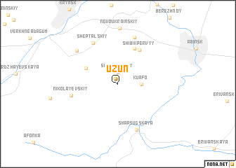 map of Uzun