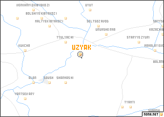 map of Uzyak