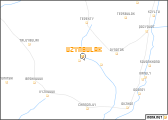 map of Uzynbulak