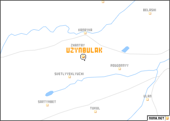 map of Uzynbulak