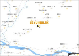 map of Uzyum-Bulak