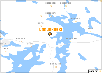 map of Vaajakoski