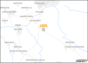 map of Vaal