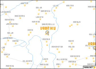 map of Vabriku