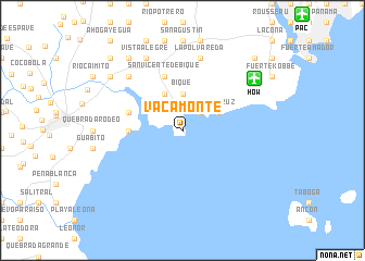 map of Vacamonte