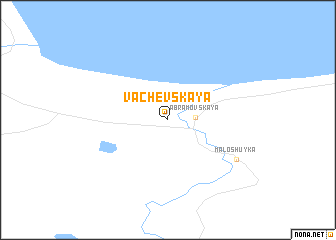 map of Vachevskaya