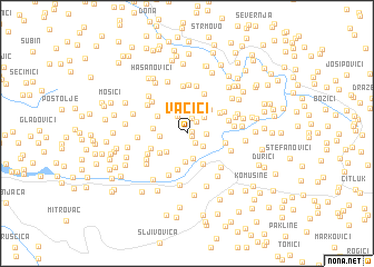 map of (( Vačići ))