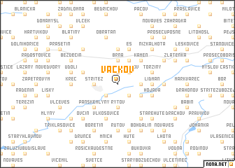map of Vackov