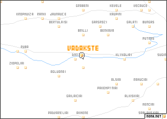 map of Vadakste