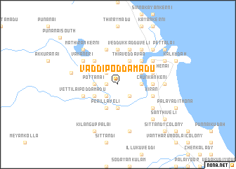 map of Vaddipoddamadu