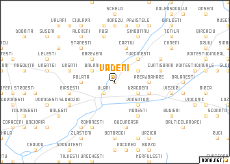 map of Vădeni