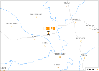 map of Vaden