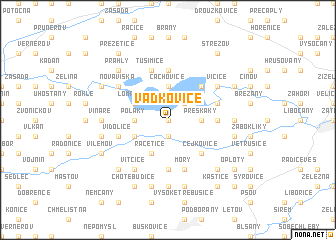 map of Vadkovice