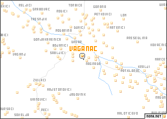 map of Vaganac