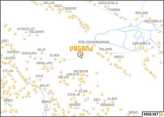 map of Vaganj