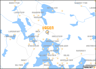 map of Vägen