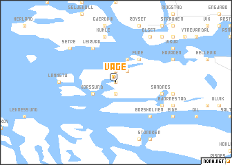 map of Våge