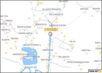 map of Vahābī