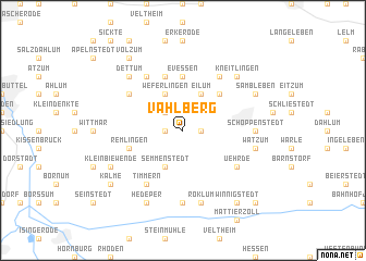 map of Vahlberg