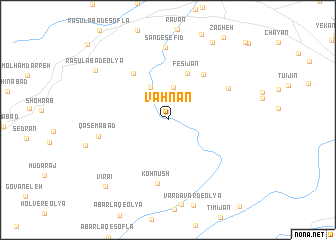 map of Vahnān