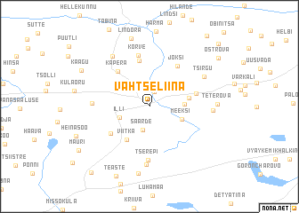 map of Vahtseliina