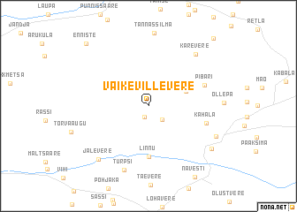 map of Väike-Villevere