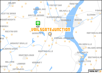 map of Vails Gate Junction